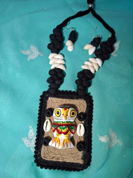 Handmade Fabric Long Necklace