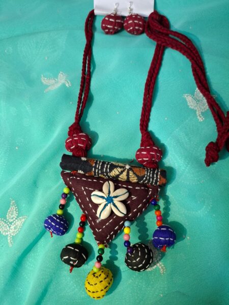 Beautiful Fabric Jewelry Set