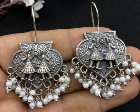 Ethnic Style Replica Earring with Pearl Beads