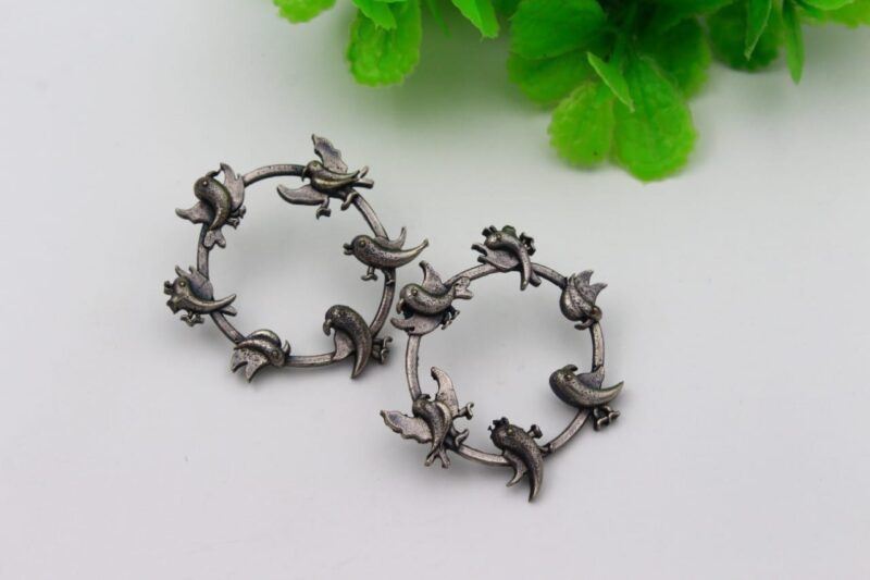 Unique Sparrow Sitting on a Ring