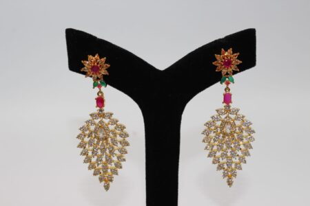 Botanical-Inspired Drop Earrings